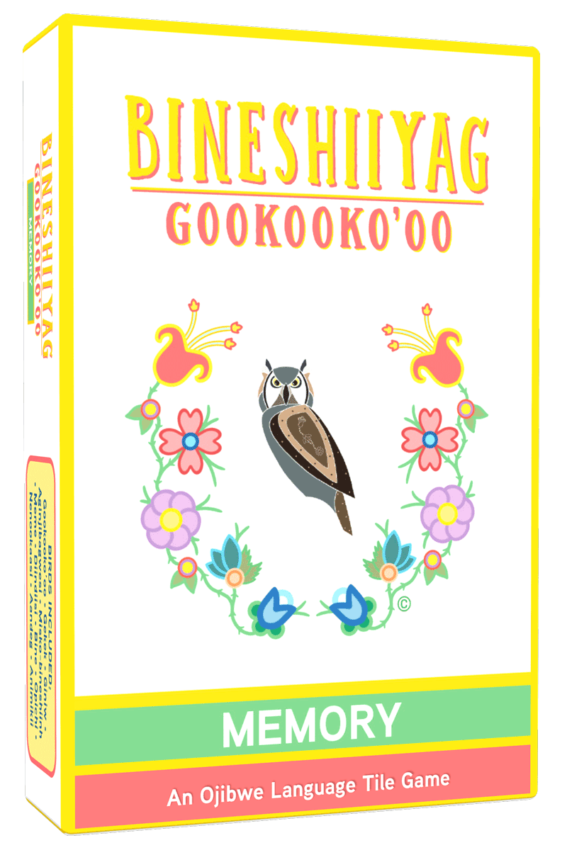 Bineshiiyag Owl Memory Game by Nashke Native Games
