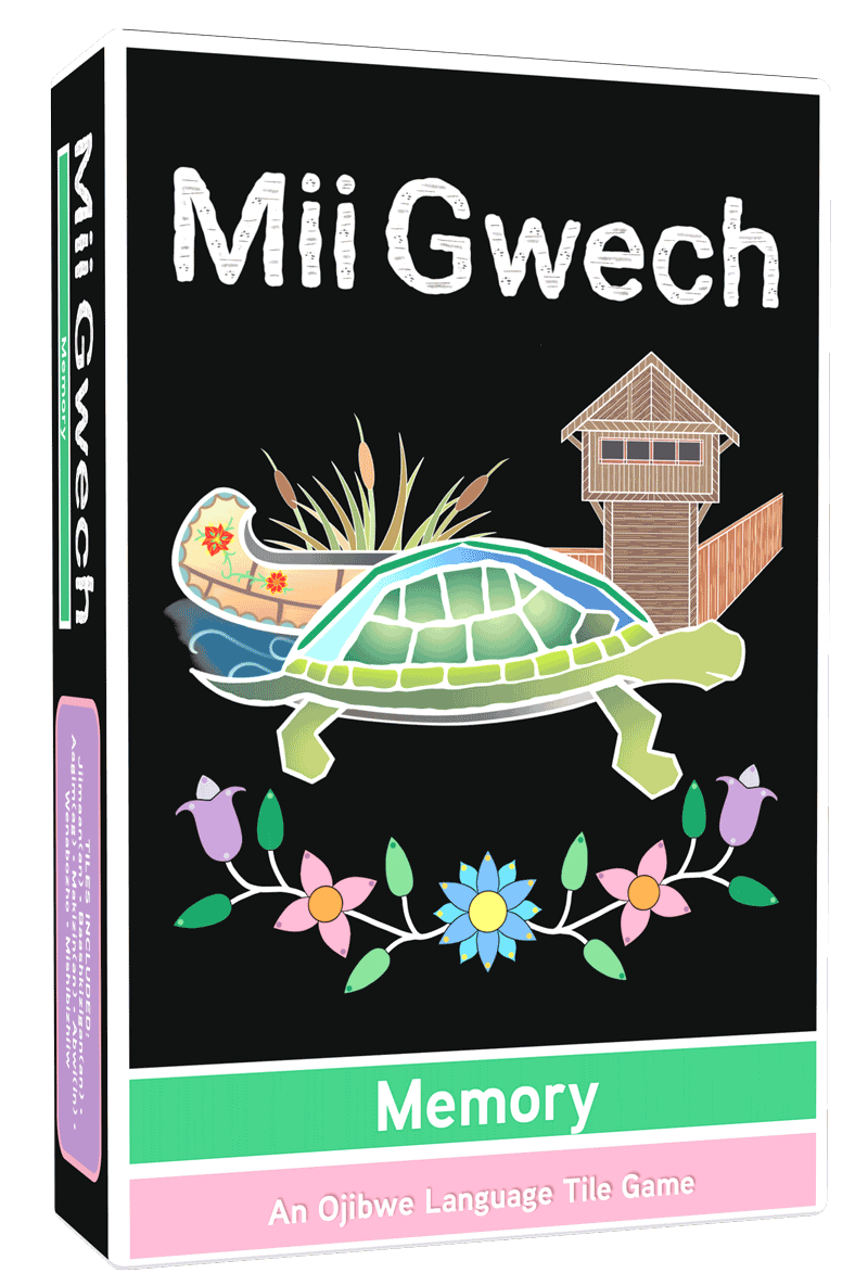 Miigwech Black Memory Game by Nashke Native Games