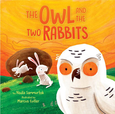 The Owl and the Two Rabbits by Nadia Sammurtok