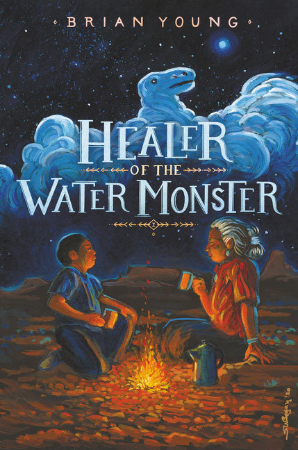 books about monsters Healer of the Water Monster by Brian Young / Birchbark Books & Native Arts