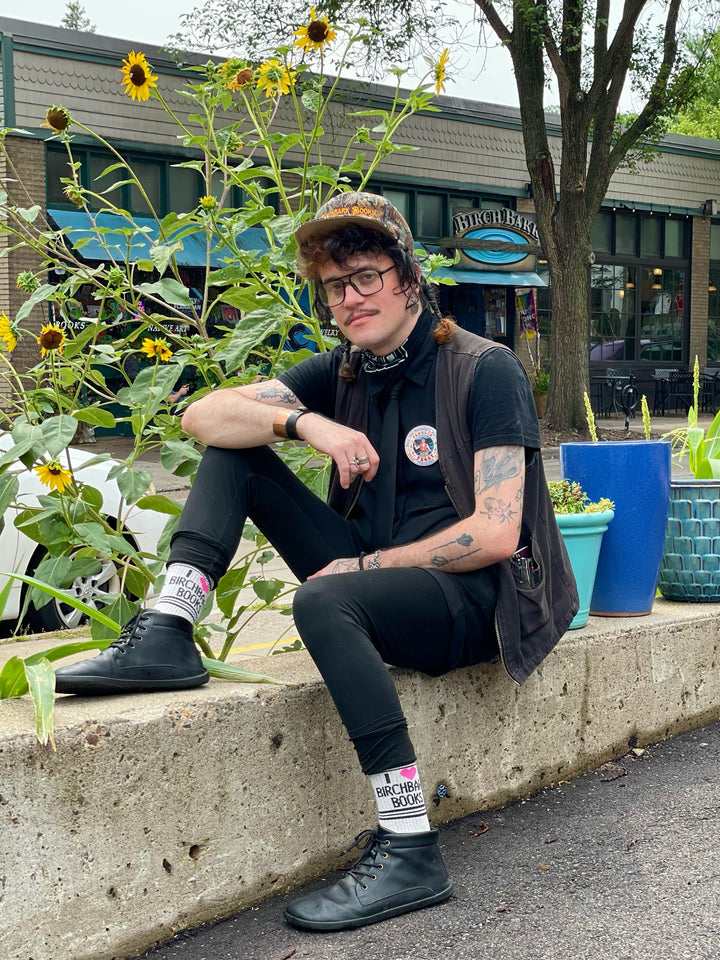 I Love Birchbark Books Socks