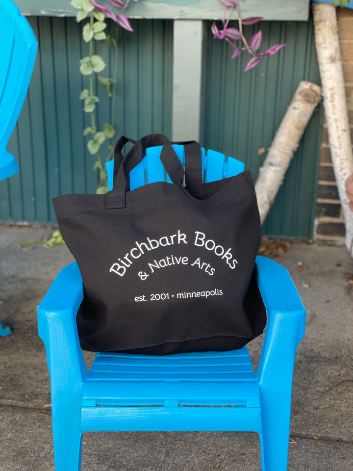 Ojibwe Floral XL Tote Bag