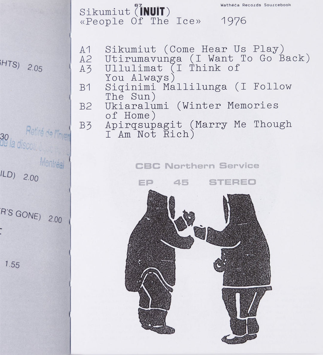 Wathéča Records Sourcebook