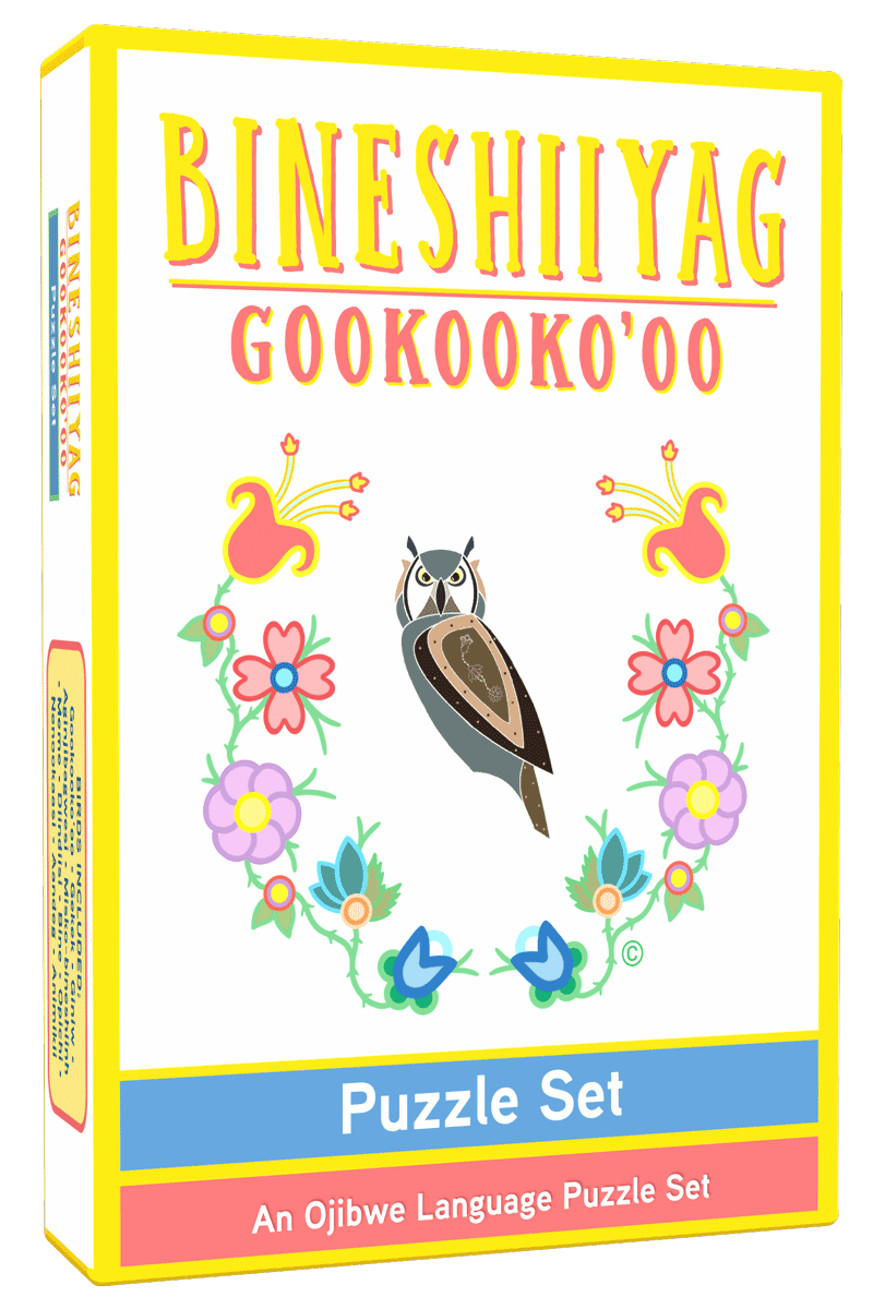 Bineshiiyag Owl Puzzle Set by Nashke Native Games