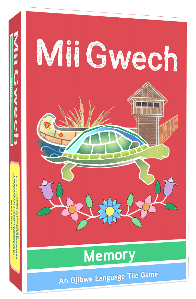 Miigwech Red Memory Game By Nashke Native Games – Birchbark Books