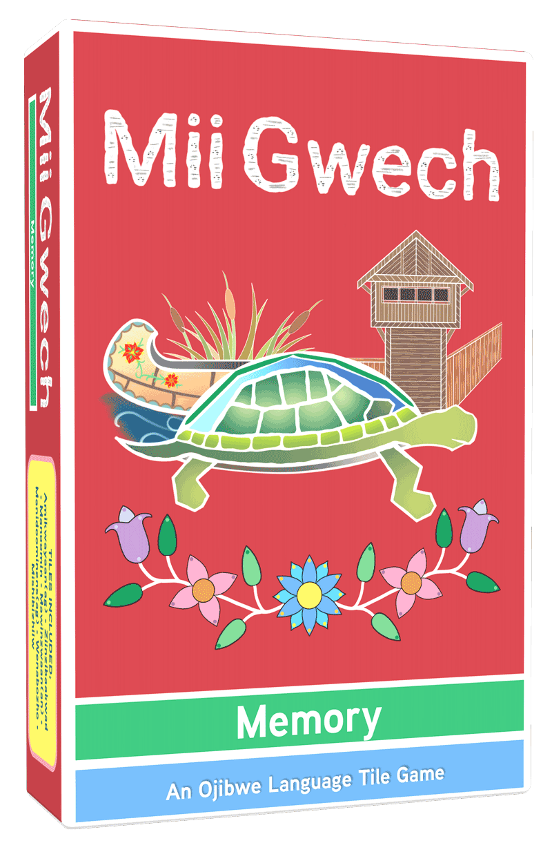 Miigwech Red Memory Game by Nashke Native Games