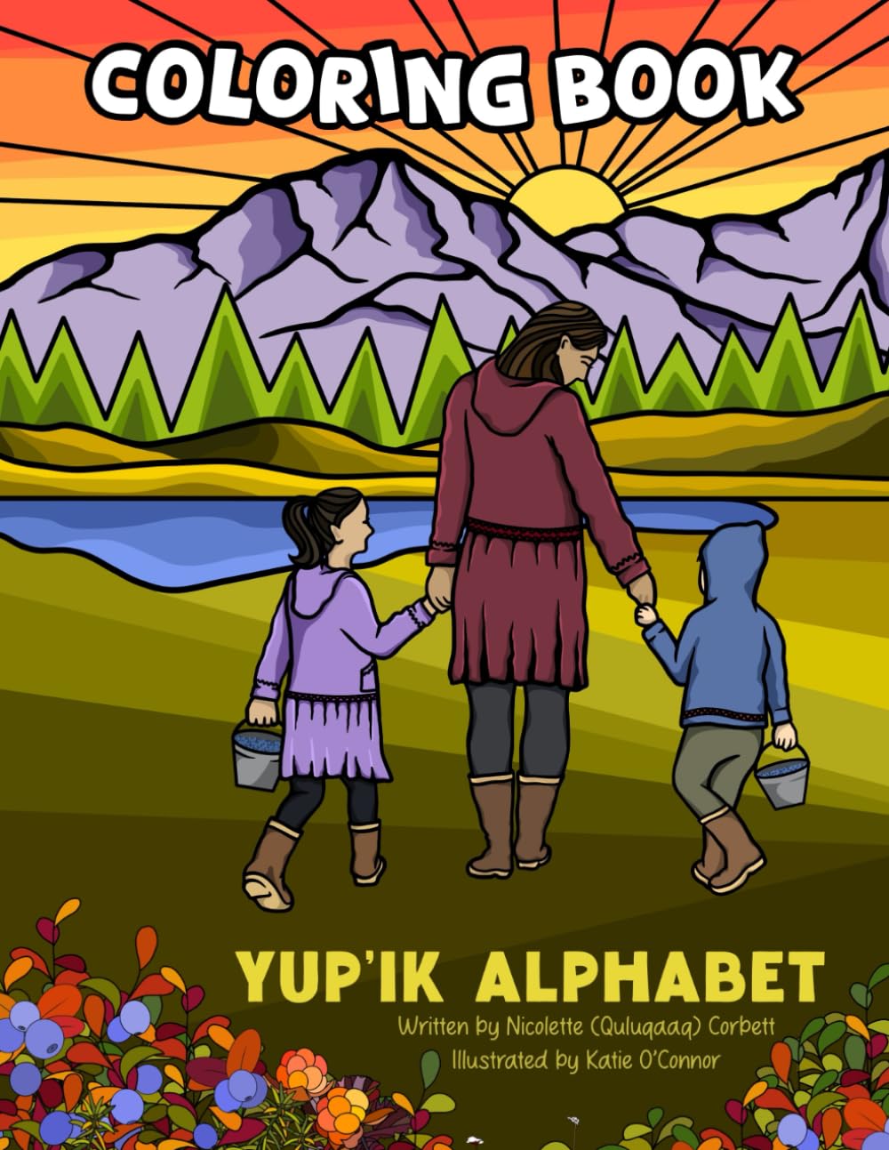 Yup'ik Alphabet Coloring Book by Nicolette Corbett