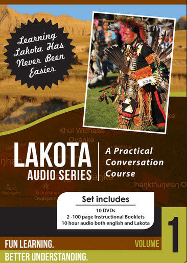 Lakota Audio Series: A Practical Conversation Course Vol 1 by Lakota Language Consortium